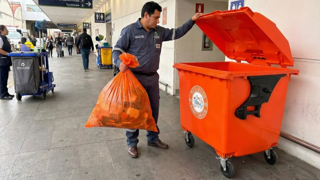 Contenedores de basura grandes