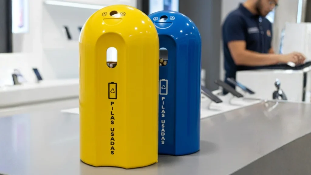 Contenedor para baterías