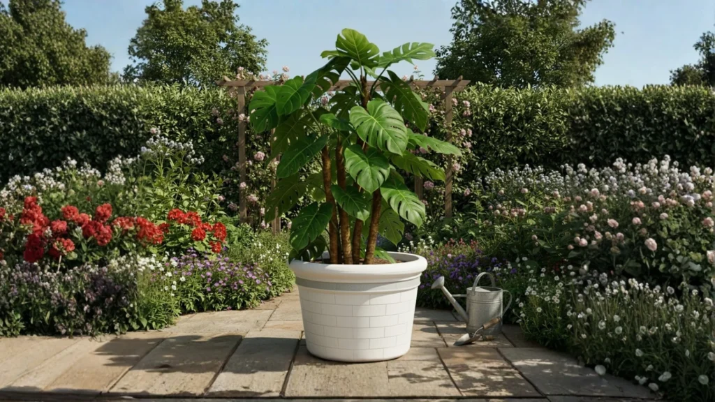 MACETA CLÁSICA PLANA 55