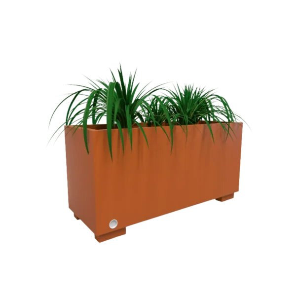 Macetas de plástico rectangulares