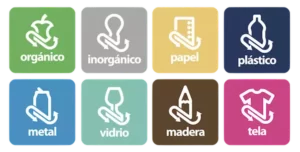 Colores sugeridos SEMARNAT - Contenedores de plástico