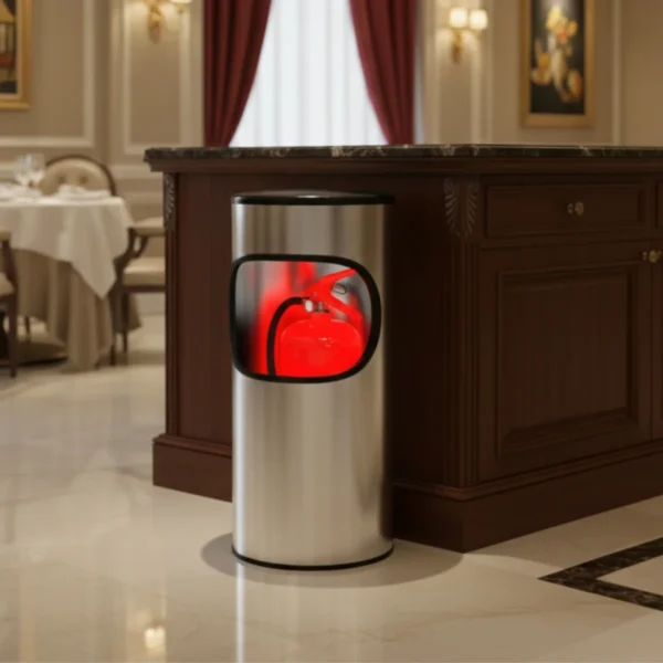 Porta extintores de piso