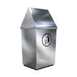 Contenedor de acero inoxidable con tapa