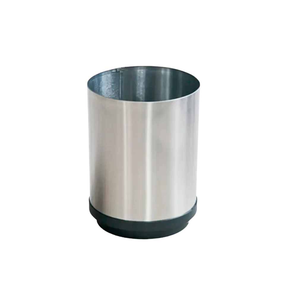 Cesto de basura de acero inoxidable