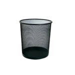 Cesto de basura metálico