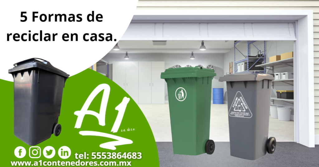 5 Formas de reciclar en casa