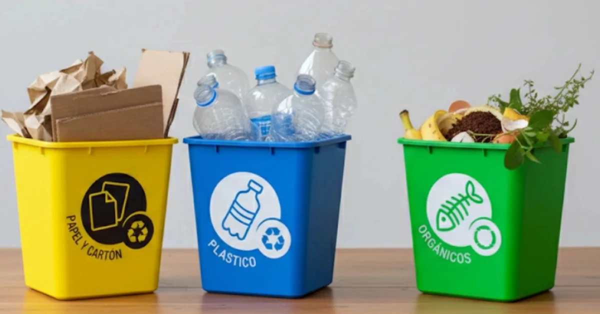 Colores de contenedores de reciclaje significado Qué va en el contenedor amarillo (El material que genera más dudas) Botes de reciclaje de basura para casa Clasificación de residuos orgánicos e inorgánicos colores Contenedor marrón para qué sirve (Búsqueda sobre el contenedor de materia orgánica) Normativa colores de reciclaje 2024 Estaciones de reciclaje para oficina precio Diferencia entre contenedor verde y gris Reciclaje de vidrio qué no se tira (Búsqueda sobre cristal, cerámica y espejos) Botes de basura con pedal para separación de residuos