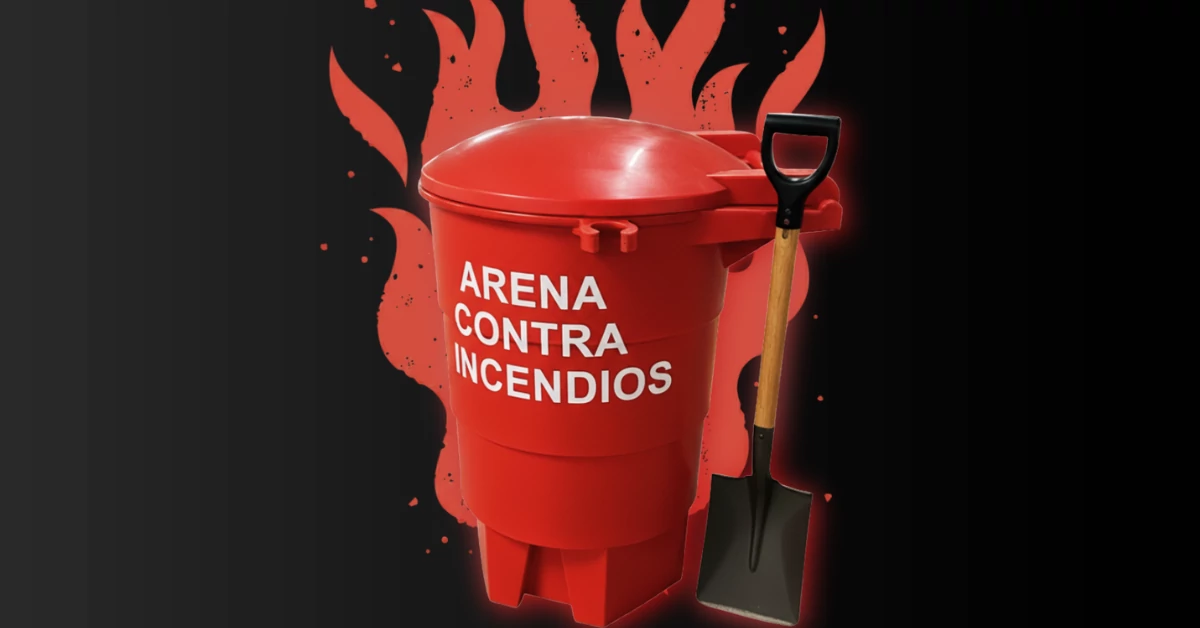 Contenedor de arena contra incendios Arena contra incendios Contenedor de arena para combatir incendios Combatir incendios