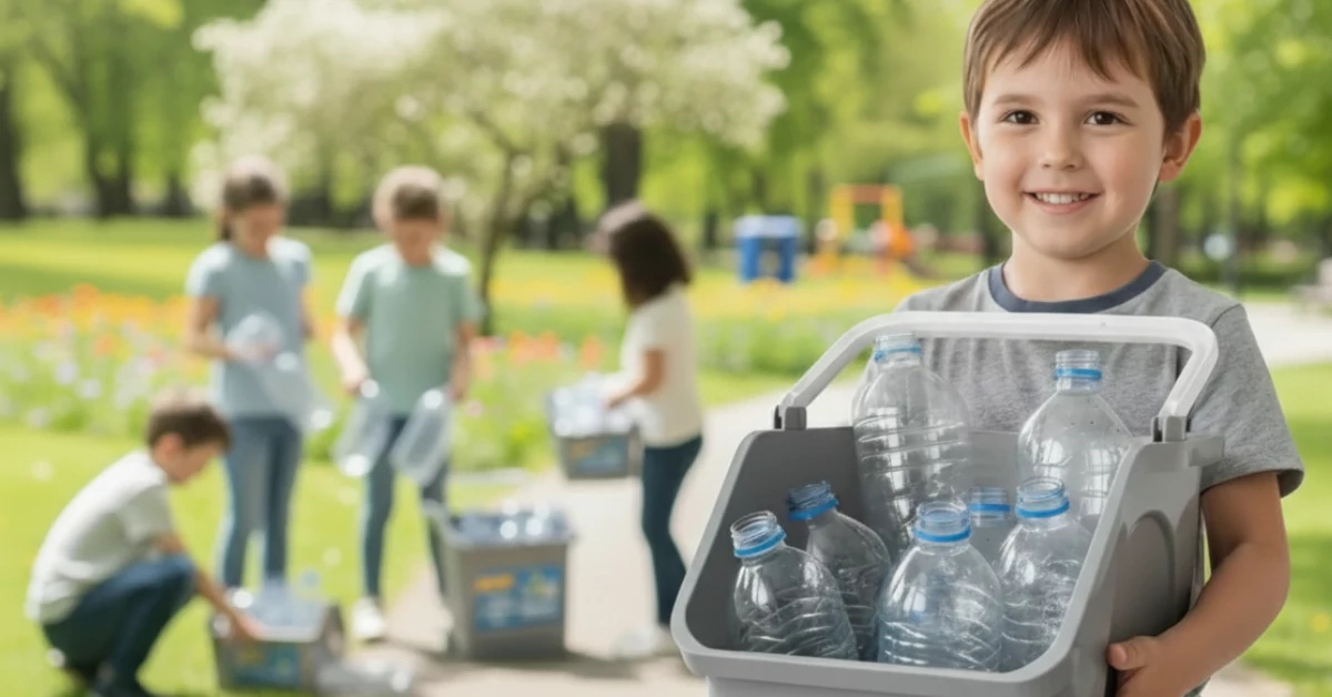 Manualidades con botellas de plástico para niños Juguetes con material reciclado fáciles Cuentos infantiles sobre el reciclaje Juegos de clasificación de basura para niños Cómo hacer macetas con botellas de plástico Reciclaje de rollos de papel higiénico manualidades Actividades de las 3 R para preescolar Crear una hucha con material reciclado Juegos para enseñar a reciclar apps Desafío de clasificación de reciclaje
