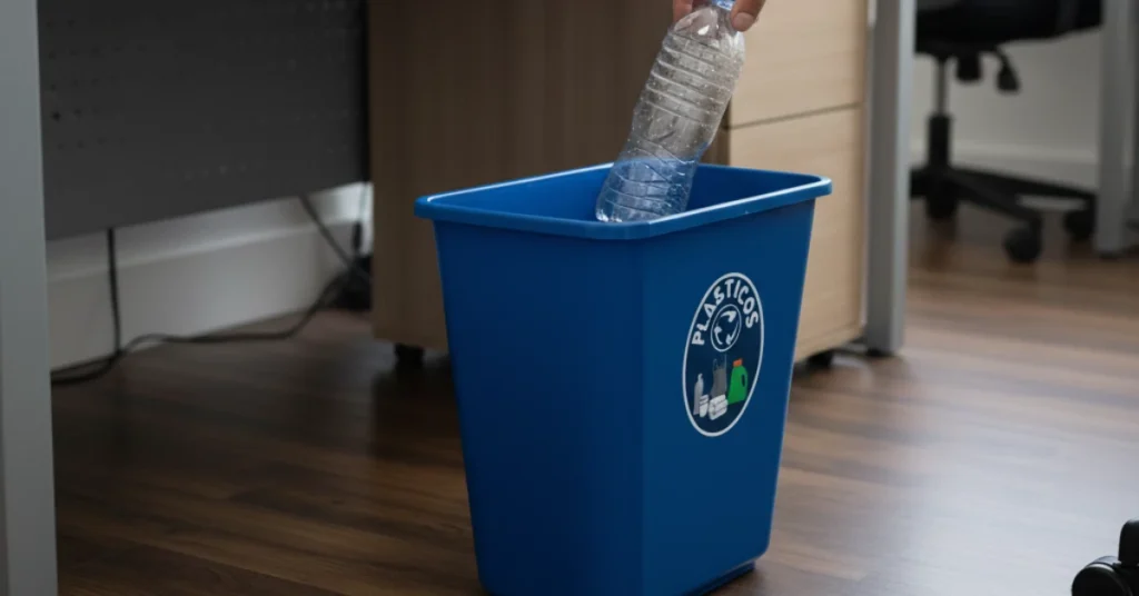 Cómo iniciar un programa de reciclaje en mi oficina Reciclaje de cartuchos de tinta y tóner para empresas Mejores contenedores de reciclaje para espacios de oficina Qué se puede reciclar y qué no en una oficina Gestión de residuos electrónicos para oficinas normativas 2024 Ideas para reducir el uso de papel en la oficina