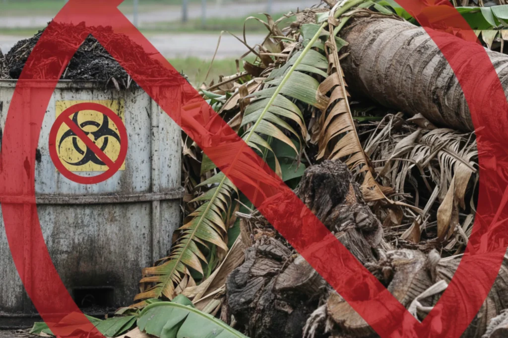 Elementos prohibidos que no pueden ser utilizados para el proceso de compostaje en CDMX