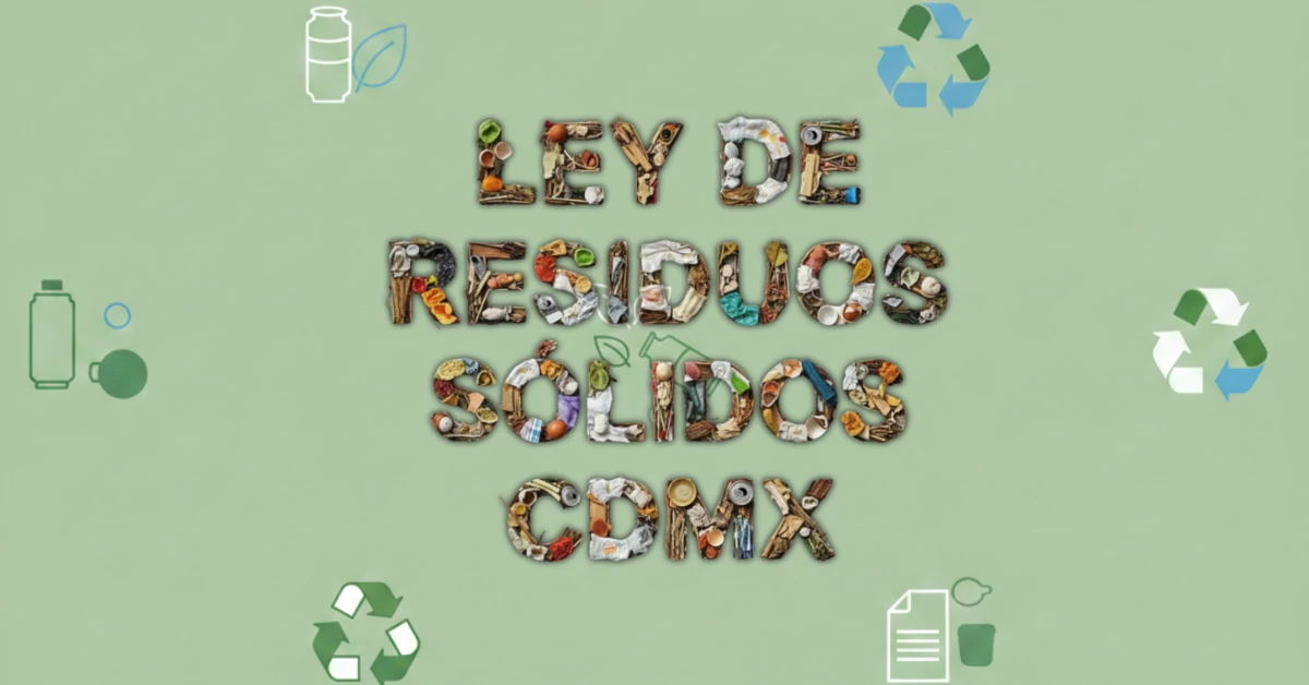 Ley General para la Prevención y Gestión Integral de los Residuos Separación de basura obligatoria en CDMX 2026 Multas por no separar residuos sólidos en México Reglamento de la LGPGIR actualizado Prohibición de plásticos de un solo uso en México Planes de manejo de residuos de manejo especial Normas ambientales para la clasificación de basura Recolección de residuos electrónicos y baterías de litio